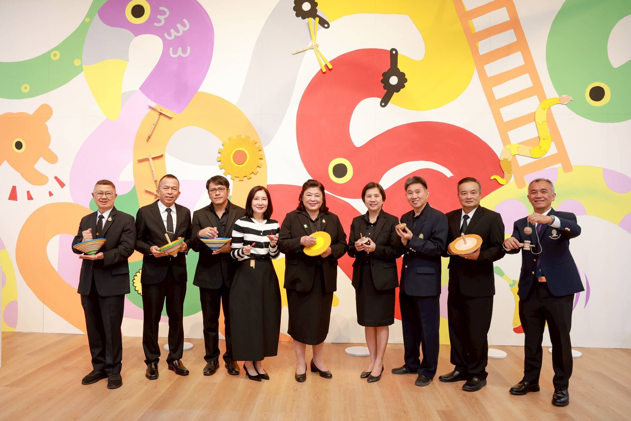 บรรยากาศพิธีเปิดภายในหอศิลป์