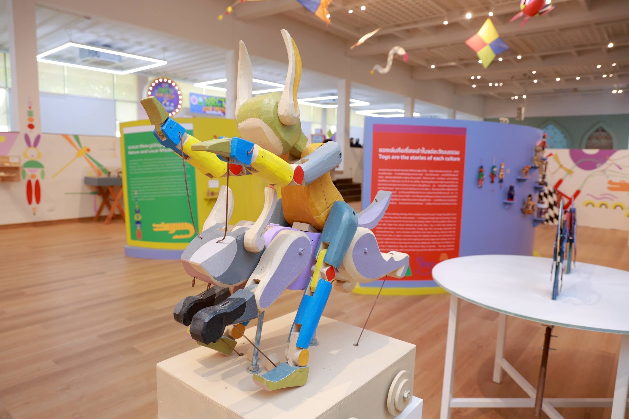 ผลงาน interactive ภายในนิทรรศการ