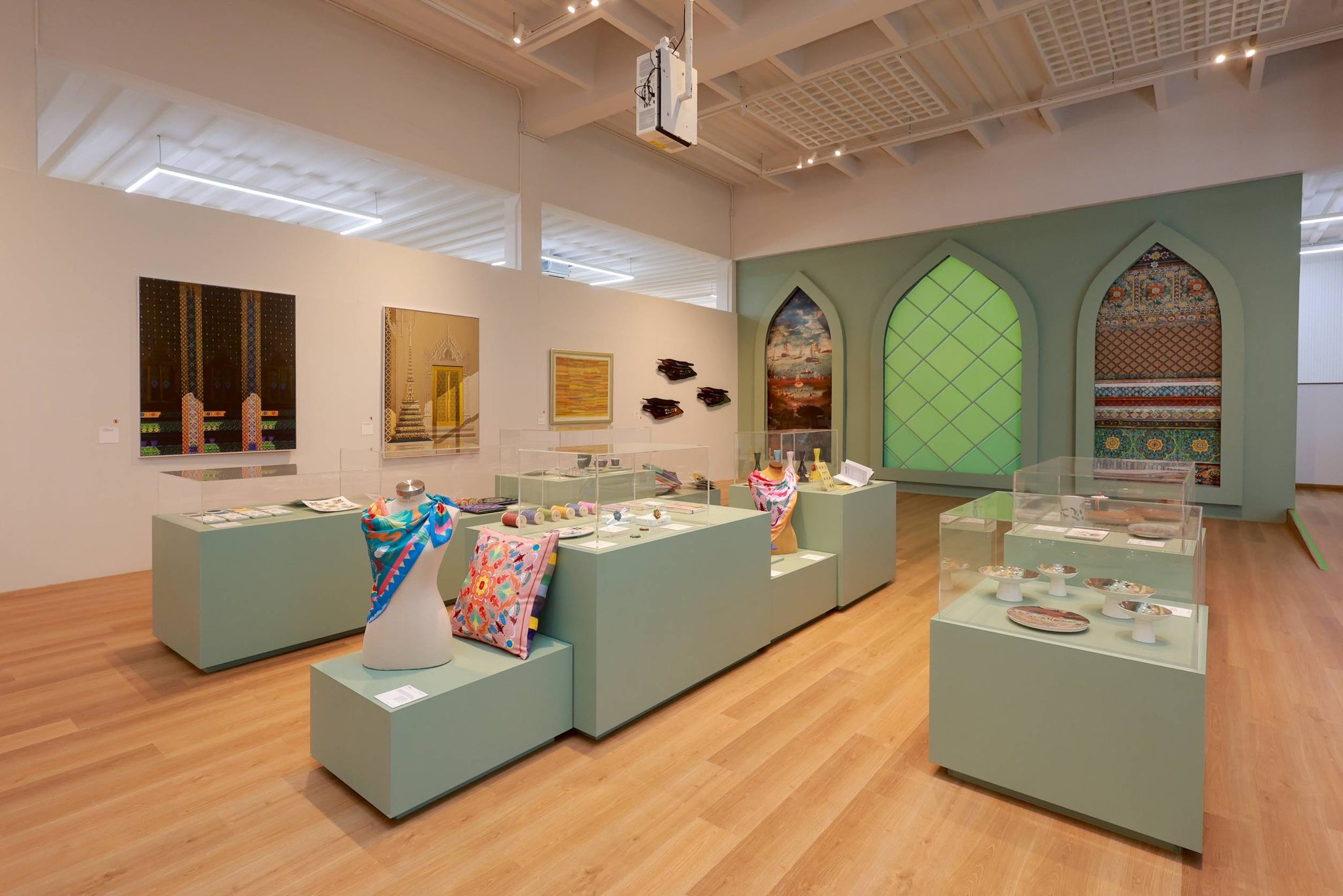 ภาพรวมการจัดวางนิทรรศการ